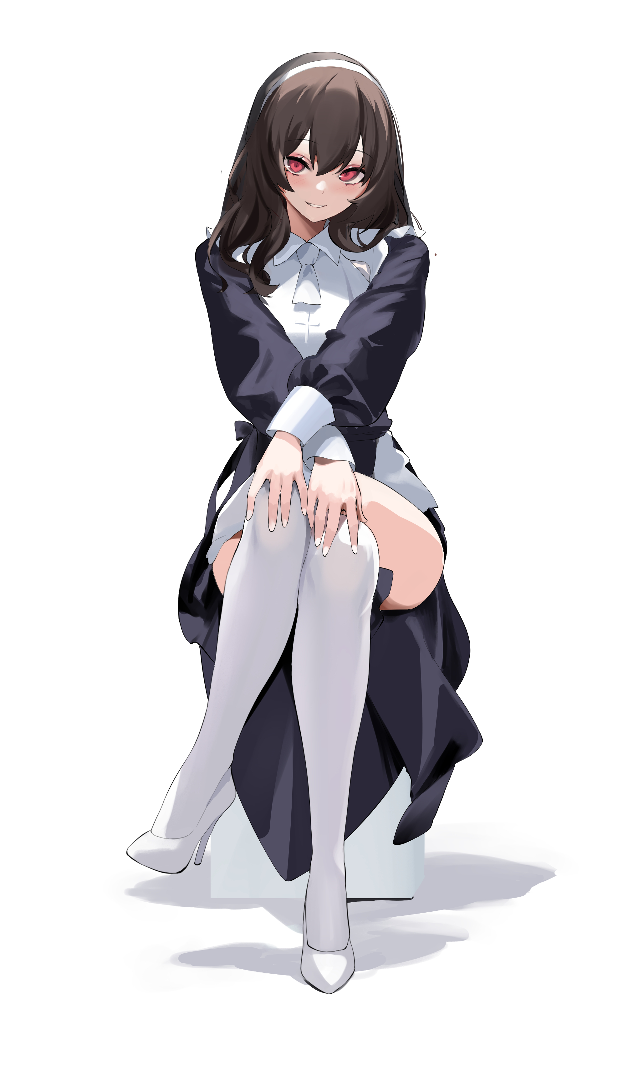 Spider Apple Heels Nun Thighhighs 951097 Yande Re